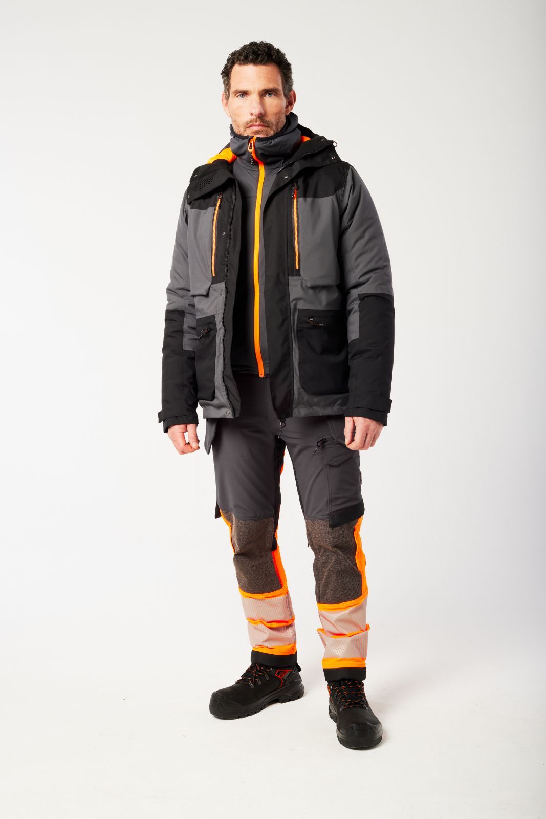 Portwest EV4 Alle weersomstandigheden Parka EV461 winter waterdicht ademend metaalgrijs(MG)