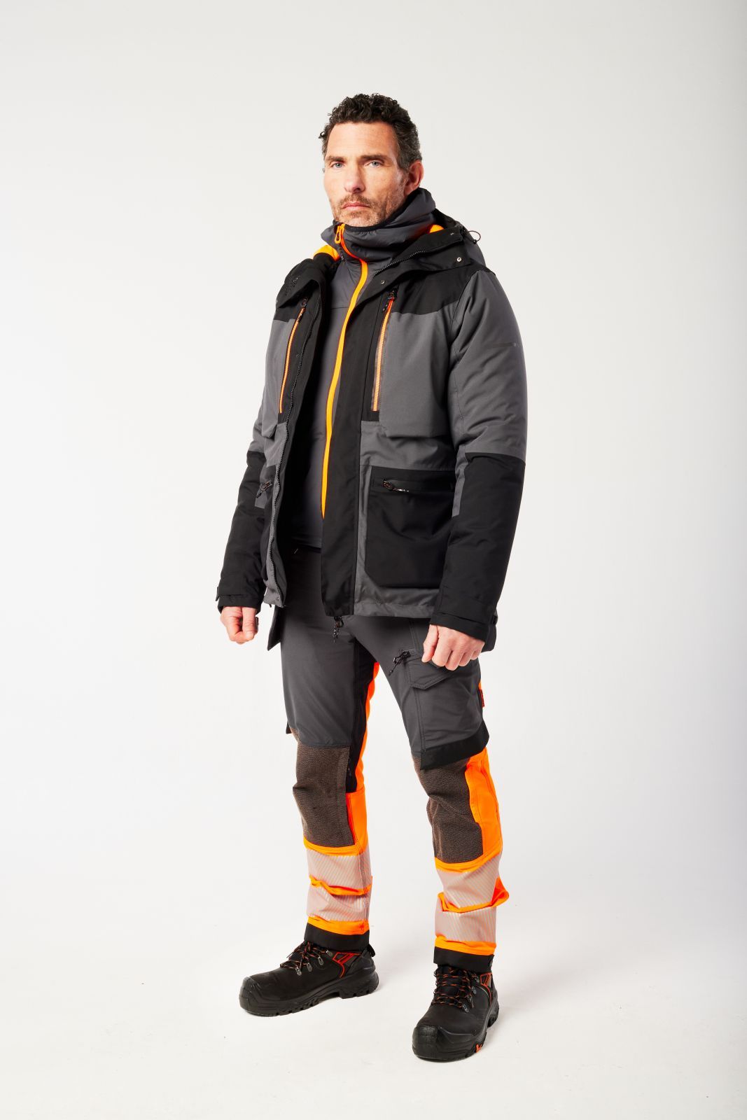 Portwest EV4 Alle weersomstandigheden Parka EV461 winter waterdicht ademend metaalgrijs(MG)