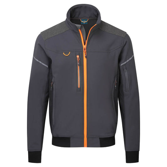 Portwest EV4 Alle weersomstandigheden Bomberjack EV464 3L Softshell metaalgrijs(MG)