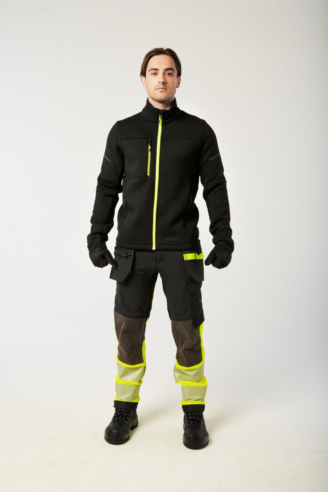 Portwest EV4 Alle weersomstandigheden Bomberjack EV464 3L Softshell metaalgrijs(MG)