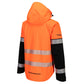 Portwest EV4 Hoge zichtbaarheid Jack EV465 Hi-Vis Shell (3L) oranje-zwart(OB)