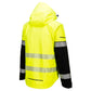 Portwest EV4 Hoge zichtbaarheid Jack EV465 Hi-Vis Shell (3L) geel-zwart(YB)