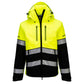 Portwest EV4 Hoge zichtbaarheid Jack EV465 Hi-Vis Shell (3L) geel-zwart(YB)