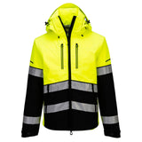 Portwest EV4 Hoge zichtbaarheid Jack EV465 Hi-Vis Shell (3L) geel-zwart(YB)