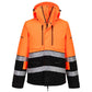 Portwest EV4 Hoge zichtbaarheid Winterjack EV467 Hi-Vis oranje-zwart(OB)