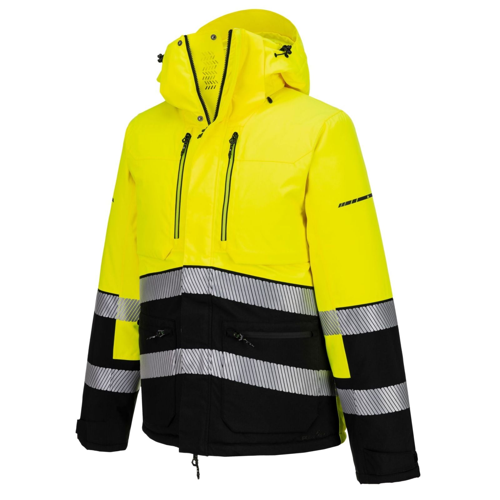 Portwest EV4 Hoge zichtbaarheid Winterjack EV467 Hi-Vis geel-zwart(YB)