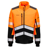 Portwest EV4 Hoge zichtbaarheid Bomberjack EV468 Hi-Vis Softshell (3L) oranje-zwart(OB)