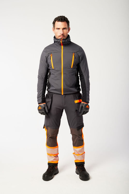 Portwest EV4 Alle weersomstandigheden Jack EV470 geïsoleerd hybride metaalgrijs(MG)