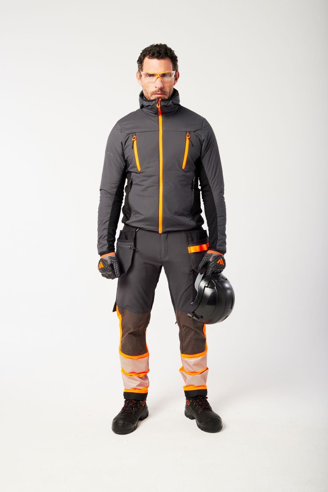 Portwest EV4 Alle weersomstandigheden Jack EV470 geïsoleerd hybride metaalgrijs(MG)