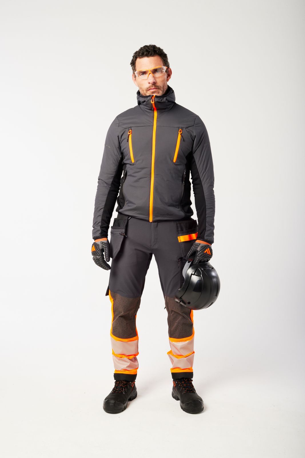 Portwest EV4 Alle weersomstandigheden Jack EV470 geïsoleerd hybride metaalgrijs(MG)