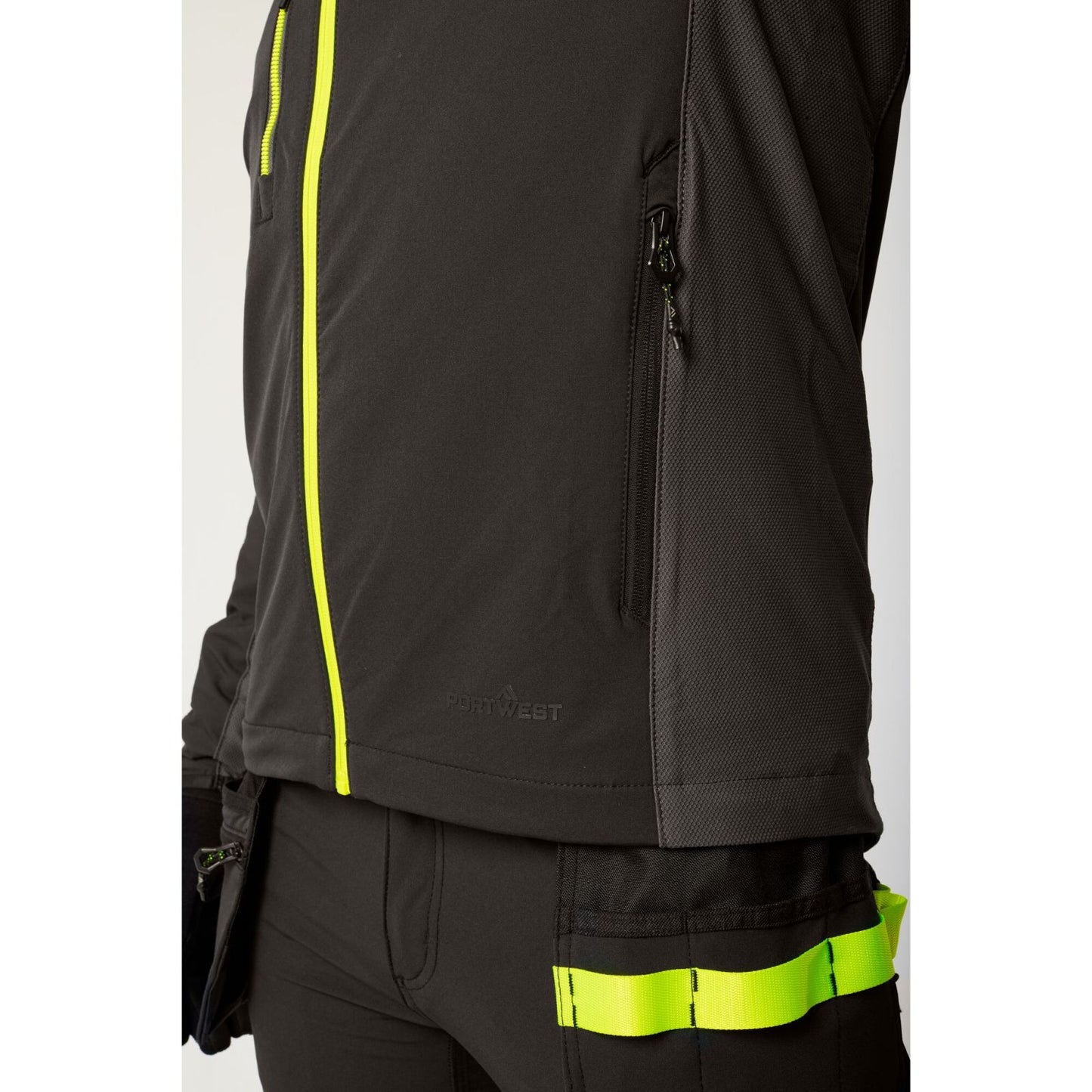 Portwest EV4 Werkkleding Werkjack EV475 Stretch slim-fit zwart(BK)