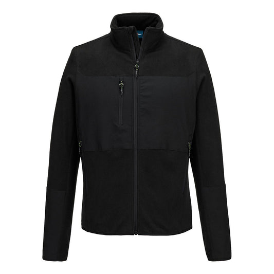 Portwest EV4 Bescherming Tegen Alle Weersomstandigheden Jas EV476 Stretch Fleece Volledig zwart(AB)