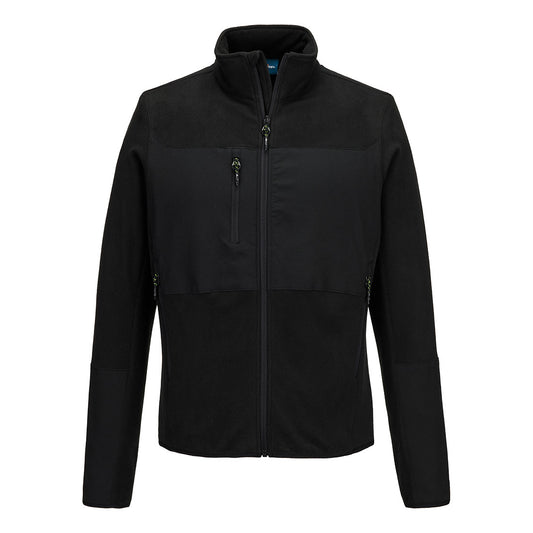 Portwest EV4 Alle Weersomstandigheden Jas EV476 Stretch Fleece Volledig zwart(AB)