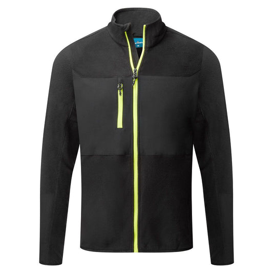 Portwest EV4 Alle Weersomstandigheden Jas EV476 stretch fleece zwart(BK)