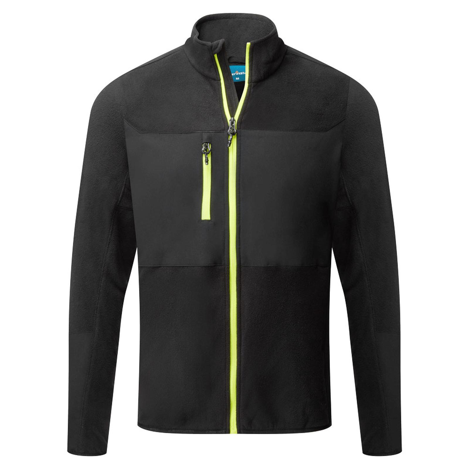 Portwest EV4 Bescherming Tegen Alle Weersomstandigheden Jas EV476 stretch fleece zwart(BK)