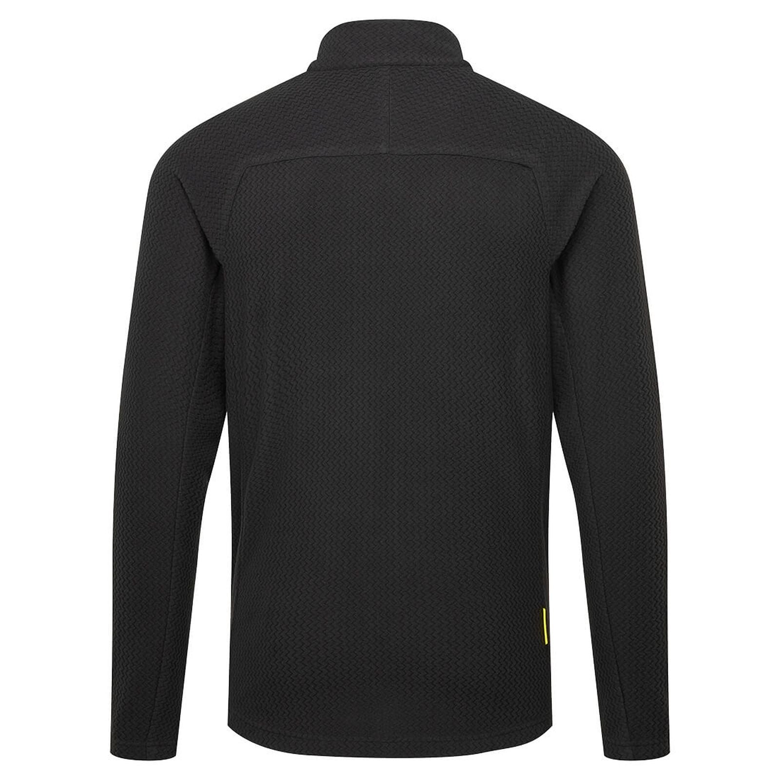 Portwest EV4 jas EV480 textuur Fleece slim-fit stretch zwart(BK)