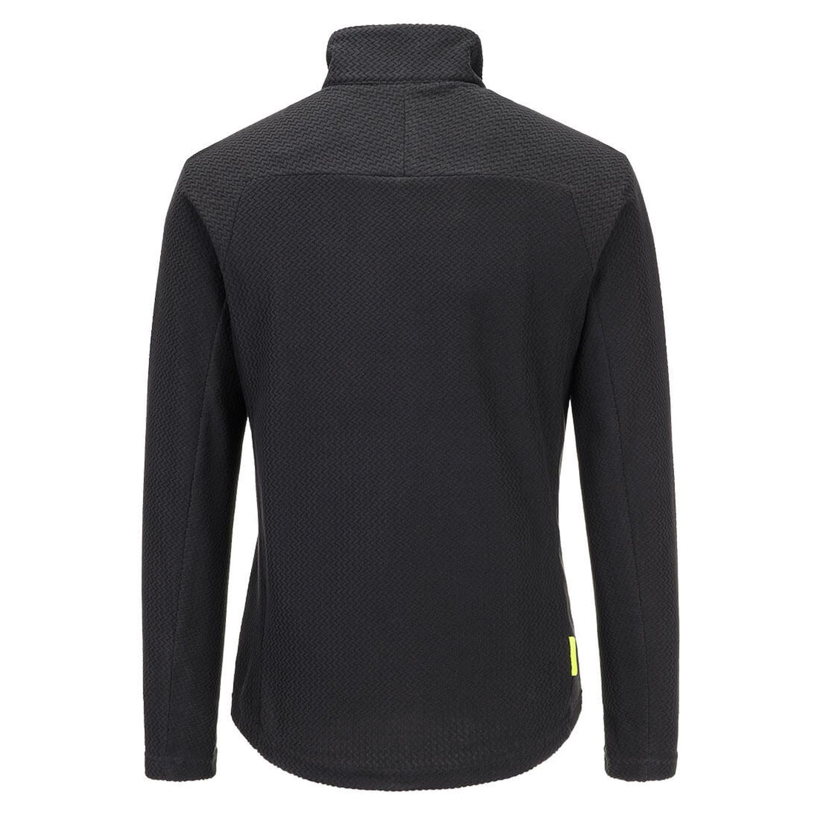 Portwest EV4 jas EV480 textuur Fleece slim-fit stretch zwart(BK)