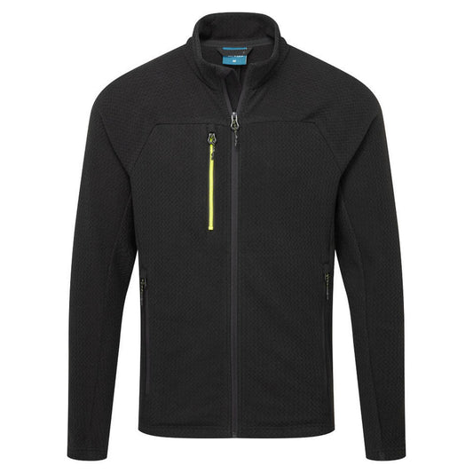 Portwest EV4 jas EV480 textuur Fleece slim-fit stretch zwart(BK)