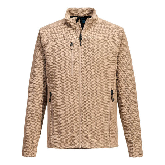 Portwest EV4 Bescherming Tegen Alle Weersomstandigheden Vest EV480 fleecte textuur khaki(KH)