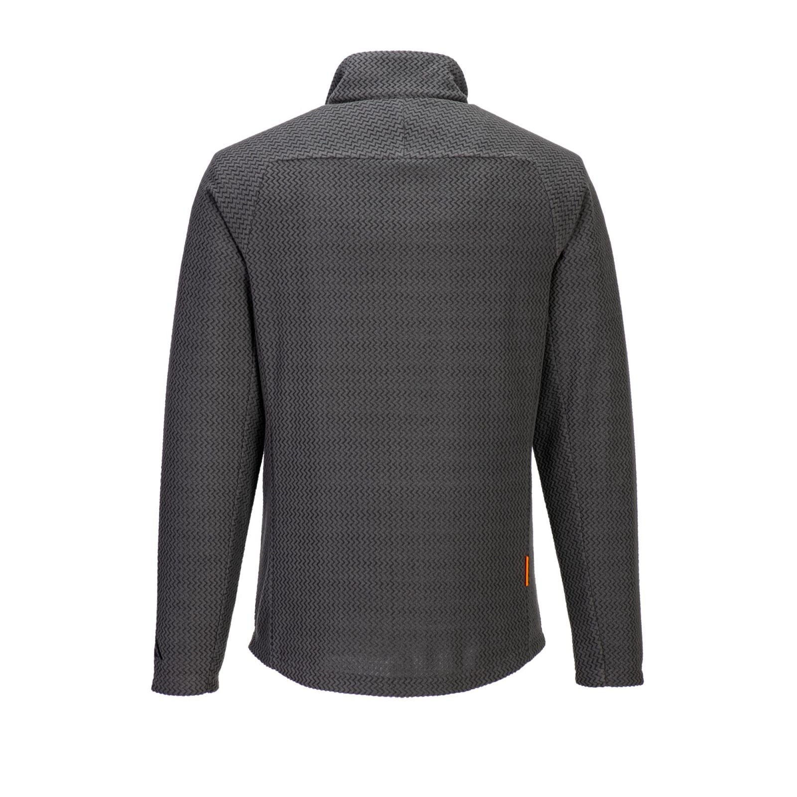 Portwest EV4 jas EV480 textuur Fleece slim-fit stretch metaalgrijs(MG)