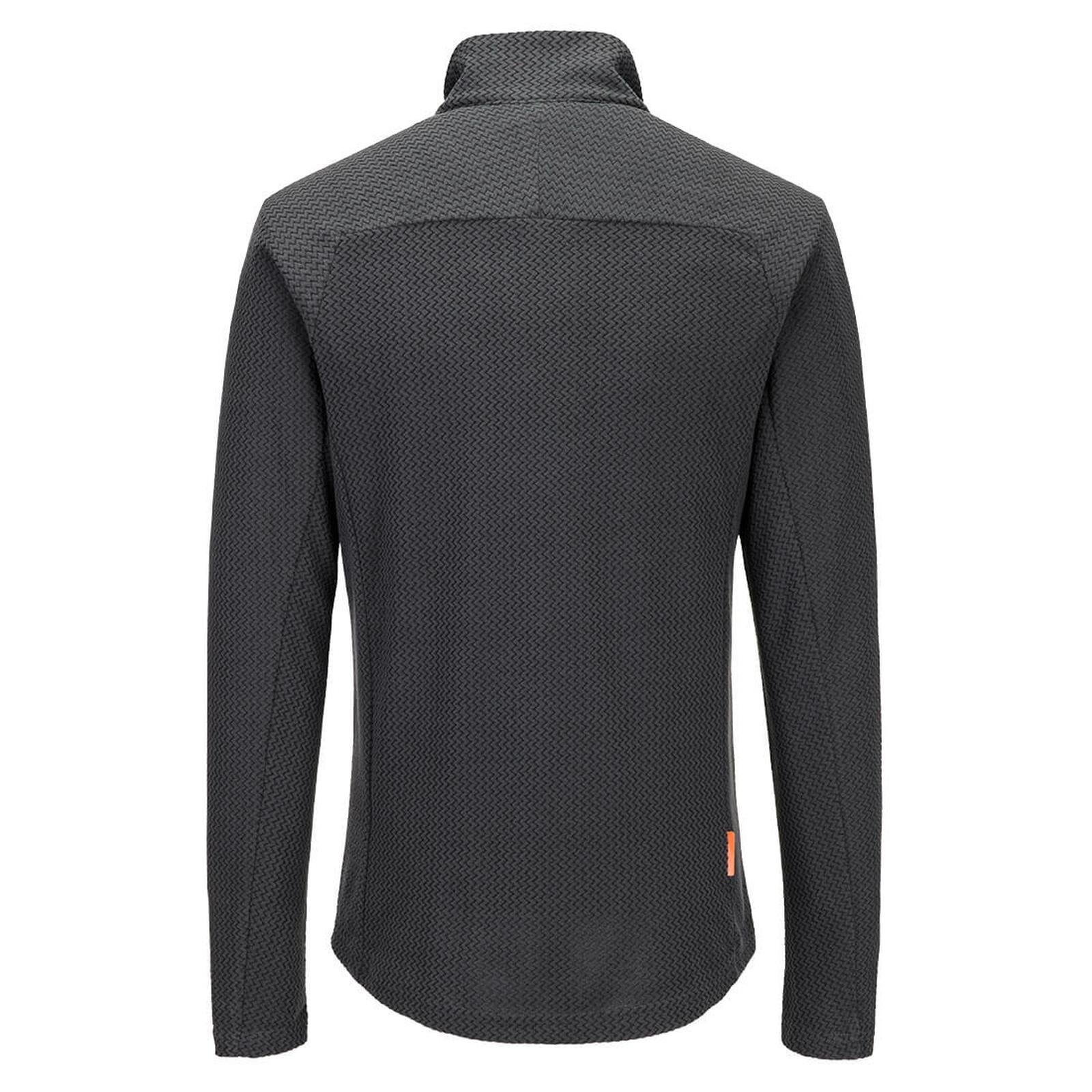 Portwest EV4 jas EV480 textuur Fleece slim-fit stretch metaalgrijs(MG)