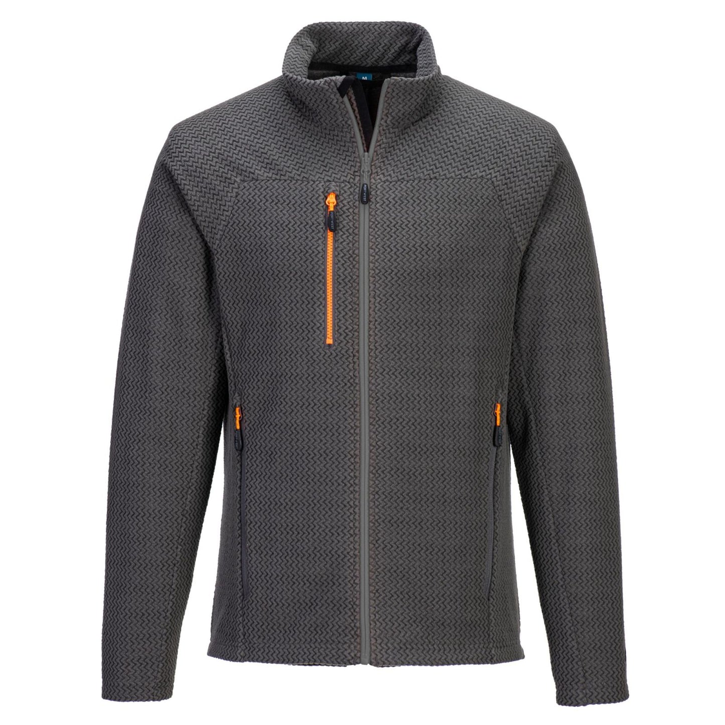 Portwest EV4 jas EV480 textuur Fleece slim-fit stretch metaalgrijs(MG)