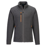 Portwest EV4 jas EV480 textuur Fleece slim-fit stretch metaalgrijs(MG)