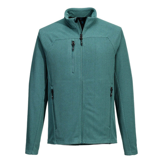 Portwest EV4 Alle Weersomstandigheden Vest EV480 fleecte textuur groenblauw(TE)