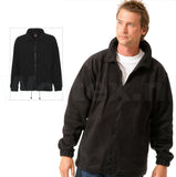 Economy Wear Vesten Peru Ritssluiting Polyester- fleece zwart