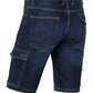 Brams Paris Seasonal NOS Shorts Korte Werkbroek Edo X34 OCS GRS dark blue str. Denim donkerblauw(001)