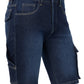Brams Paris Seasonal NOS Shorts Korte Werkbroek Edo X34 OCS GRS dark blue str. Denim donkerblauw(001)