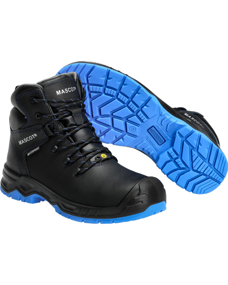 Mascot Footwear Flex Schoenen F0141-902 zwart-korenblauw(0901)