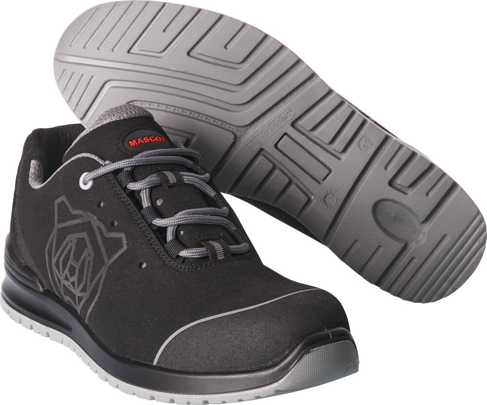 Mascot Footwear Classic Veiligheidsschoenen F0210-702 laag zwart-lichtgrijs(0988)