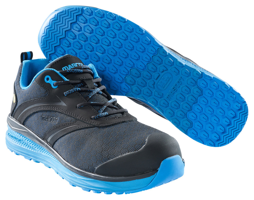 Mascot Footwear Carbon Veiligheidsschoenen F0250-909 laag zwart-korenblauw(0911)