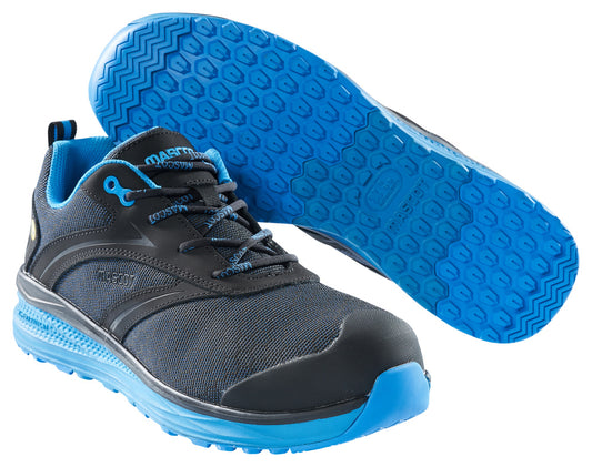 Mascot Footwear Carbon Veiligheidsschoenen (laag) F0250-909 zwart-korenblauw(0911)