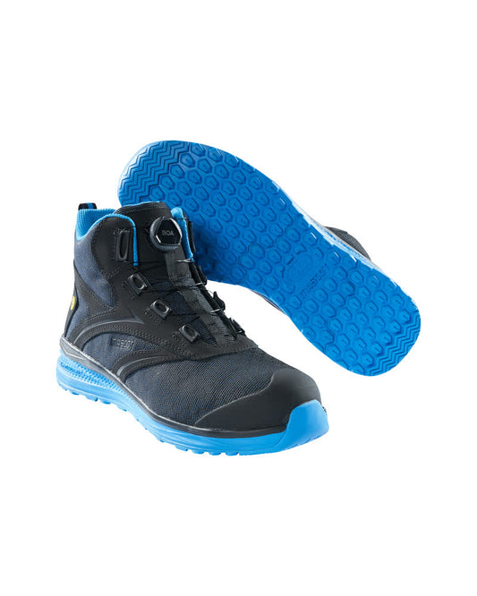 Mascot Footwear Carbon Veiligheidsschoenen hoog  F0253-909 zwart-korenblauw(0911)