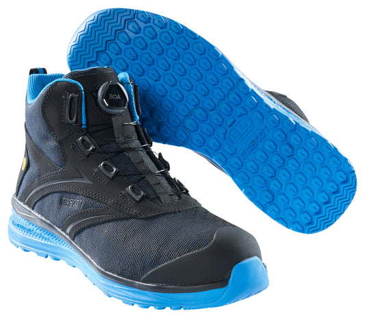 Mascot Footwear Carbon Veiligheidsschoenen hoog  F0253-909 zwart-korenblauw(0911)
