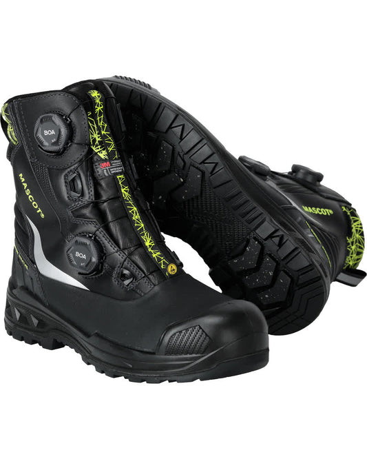 Mascot Footwear Industry Veiligheidsschoenen F1301-902 hoog S7S CI ESD FO HI HRO LG SC SR BOA Fit System zwart(09)