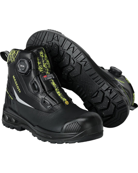 Mascot Footwear Industry Veiligheidsschoenen F1302-902 hoog S7S CI ESD FO HI HRO LG SC SR BOA Fit System zwart(09)