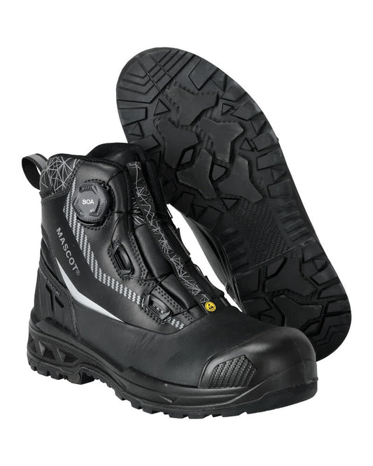 Mascot Footwear Industry Veiligheidsschoenen F1305-902 hoog S7S CI ESD FO HI HRO LG SC SR BOA Fit System zwart(09)