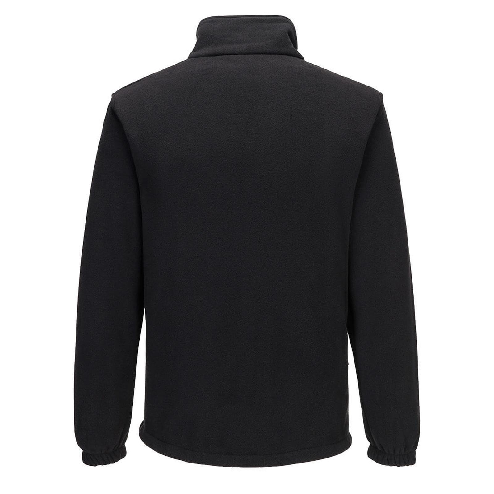 Portwest Fleece Bescherming Tegen Alle Weersomstandigheden Jassen F205 Aran fleece heren zwart(BK)