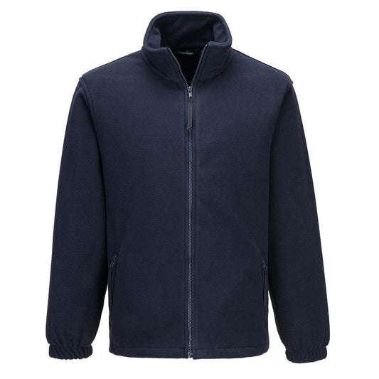 Portwest Fleece Bescherming Tegen Alle Weersomstandigheden Jassen F205 Aran fleece heren donker marineblauw(NV)