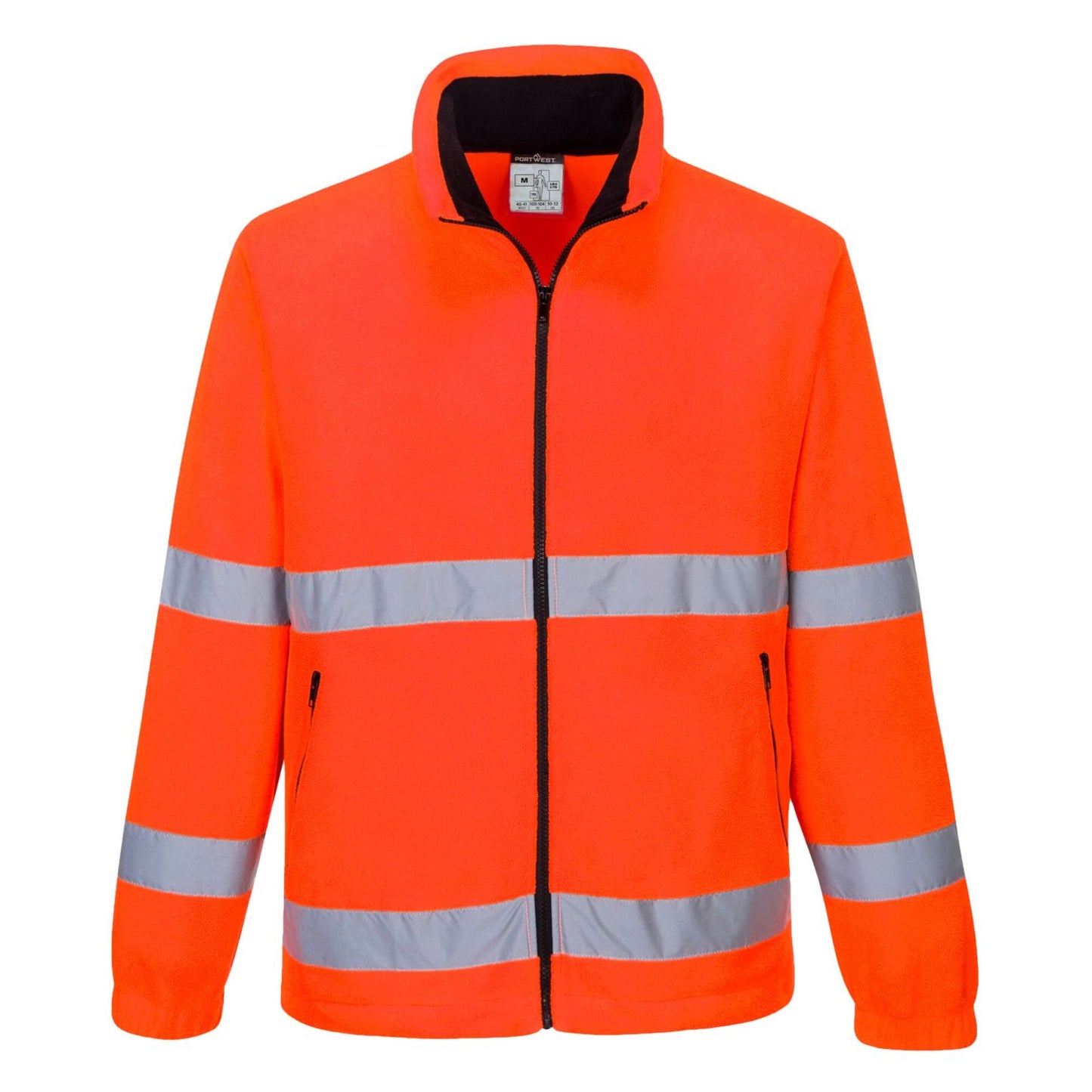 Portwest Hi-Vis jas F303 windbreker fleece HiVis oranje(OR)