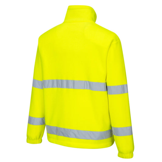 Portwest Hi-Vis jas F303 windbreker fleece HiVis geel(YE)