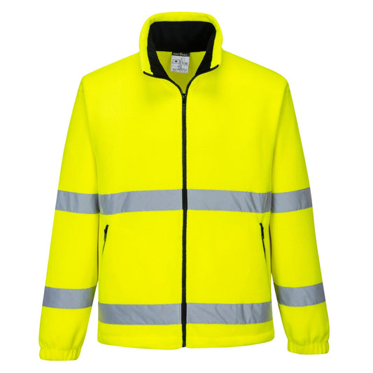 Portwest Hi-Vis jas F303 windbreker fleece HiVis geel(YE)