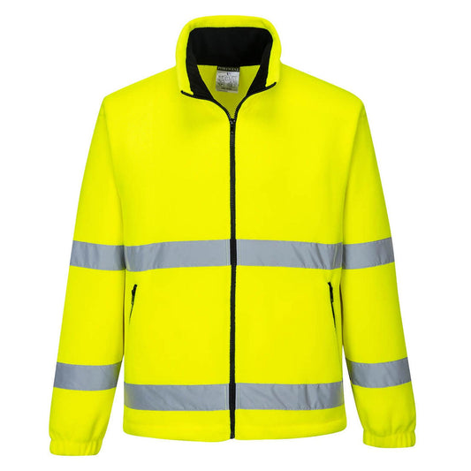 Portwest Hi-Vis jas F303 windbreker fleece HiVis geel(YE)
