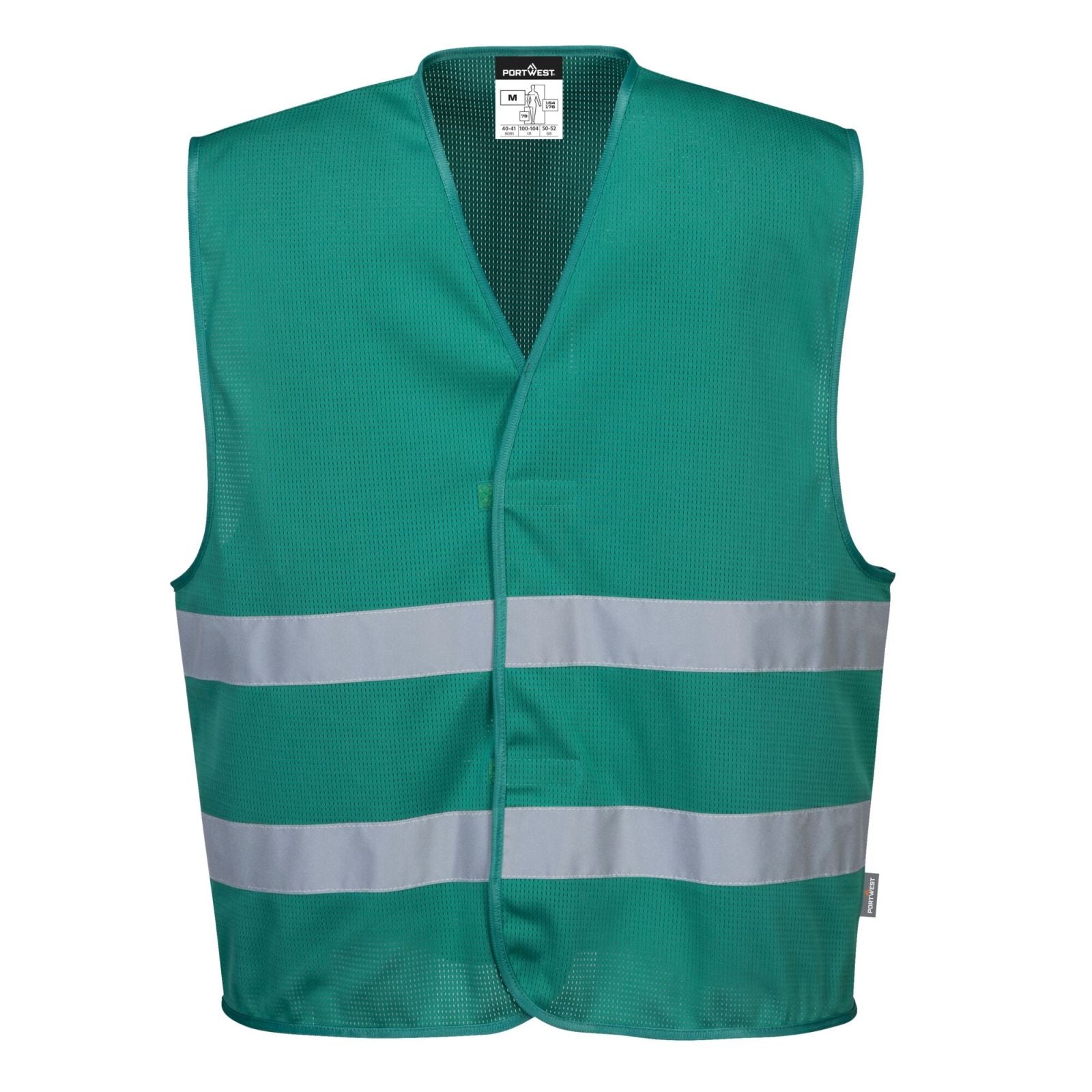 Portwest Vesten F374 Reflectieband Luchtdoorlatend flessengroen(BG)