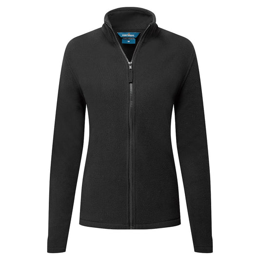 Portwest Planet Bescherming Tegen Alle Weersomstandigheden Vest F408 dames Eco fleece zwart(BK)