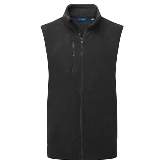 Portwest Fleece Gilet  F417 zwart(BK)
