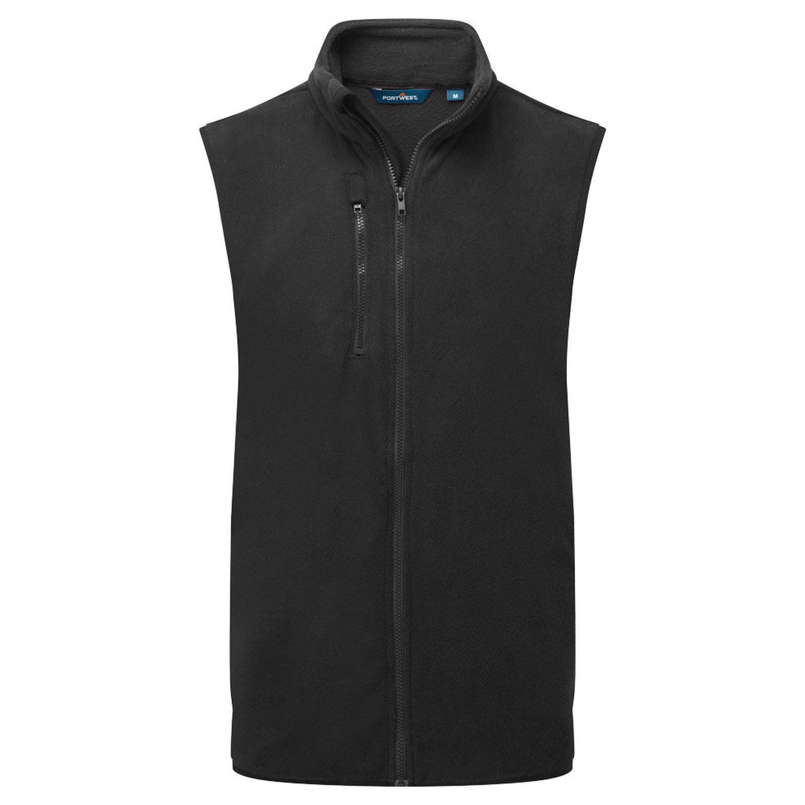 Portwest Fleece Gilet  F417 zwart(BK)